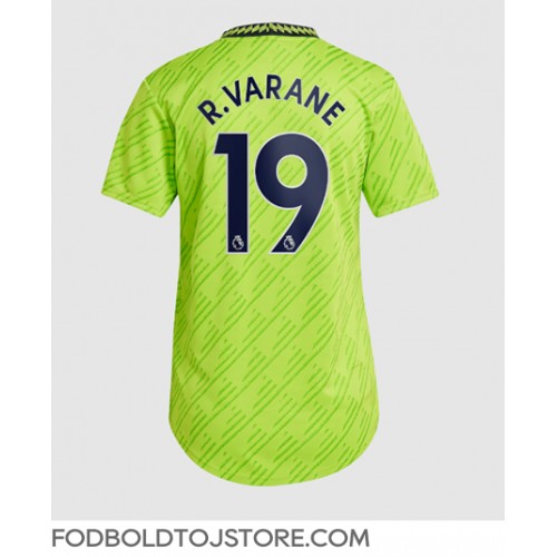 Manchester United Raphael Varane #19 Tredjetrøje Dame 2022-23 Kortærmet